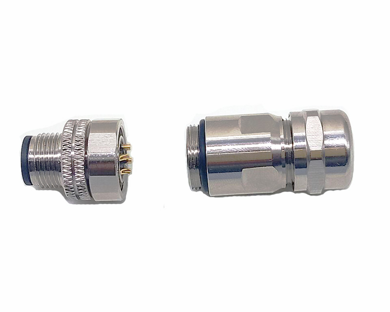 M12 D-Coded Male Connector M12 D-Coded Male Connector
