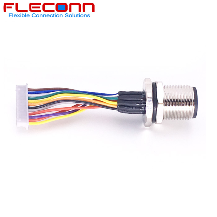 M12 12Pin A Coded Male Panel Mount Connector with Single Wires.jpg