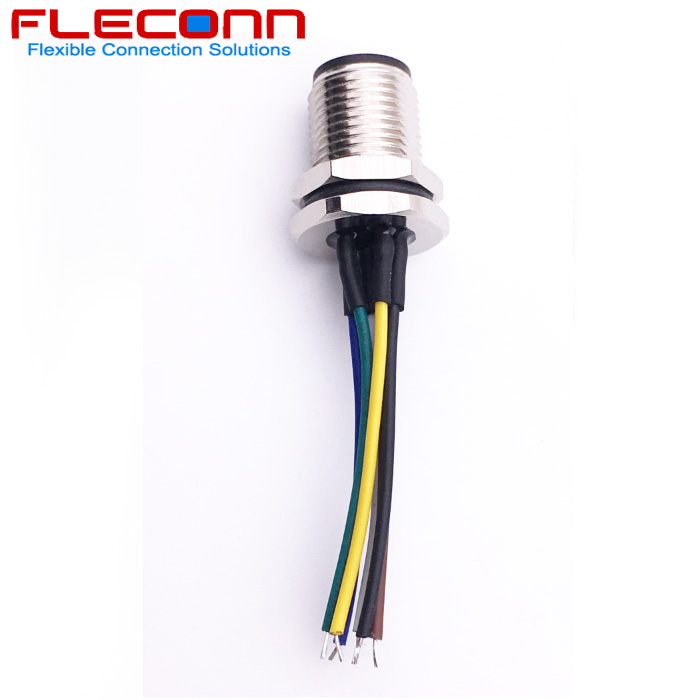M12 6 Pin A Code Male Rear Panel Mount Connector with Pigtails.jpg