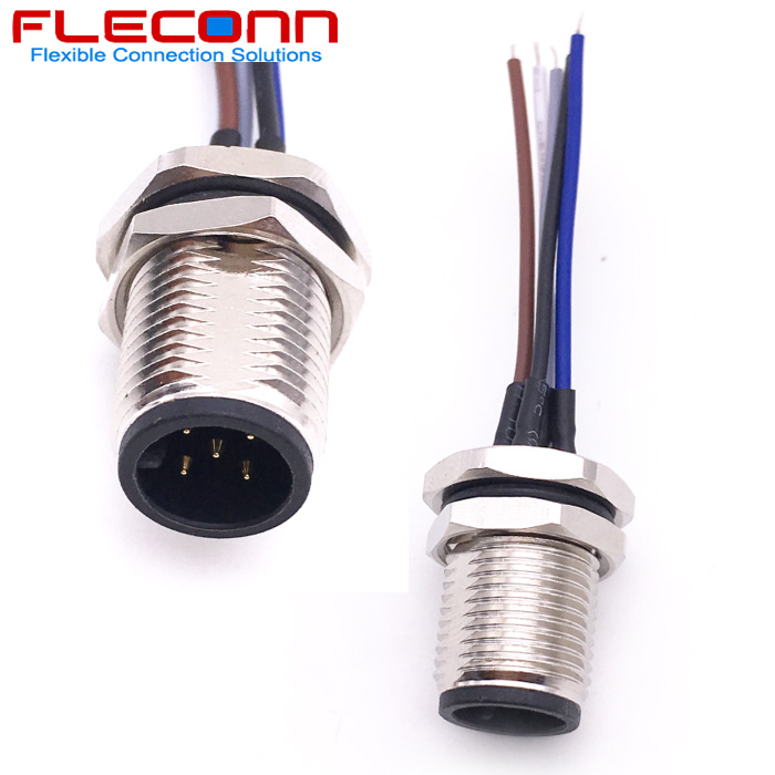 M12 5 Pin A-Code Male Rear Panel Mount Connector with 24AWG Pigtails.jpg