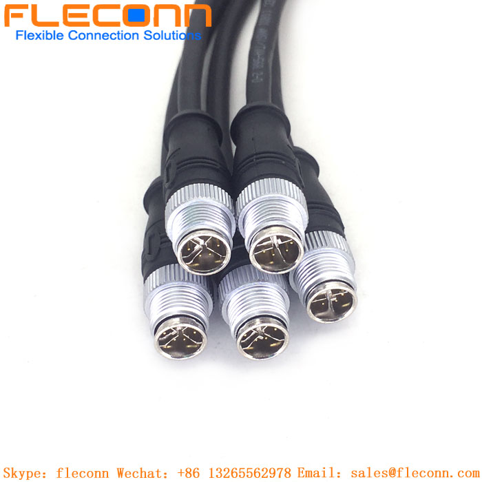 Fleconn M12 X-Coded Connector Cable