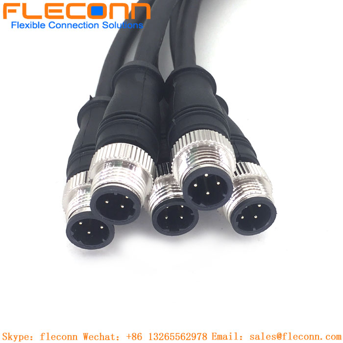 Fleconn M12 D-Coded Connector Cable – Reliable Solution for Industrial Ethernet Connections