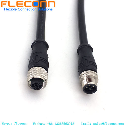 M12 S-coded Connector Cable
