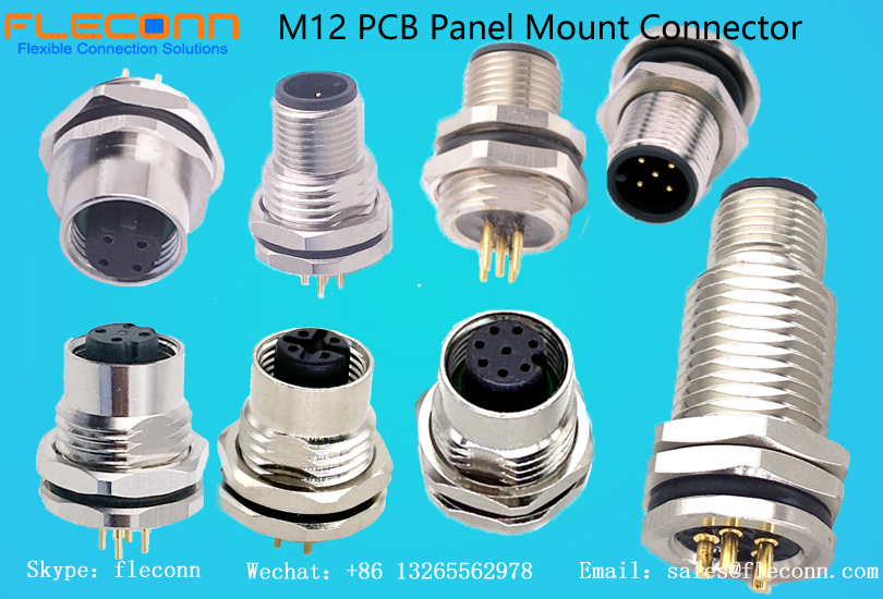 Fleconn M12 Panel Mount Connector